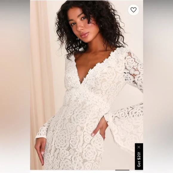 chinese dress ladies HERMOSA MAXI DRESS IN IVORY LACE  DE LA VALI OFFICIAL